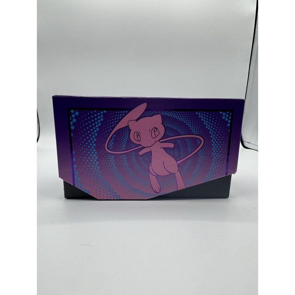 Mew Pokemon Card Storage Box - Holds up to 500 Cards - Pink/Purple/Black